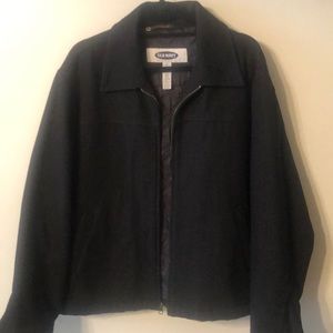 Old Navy black wool coat